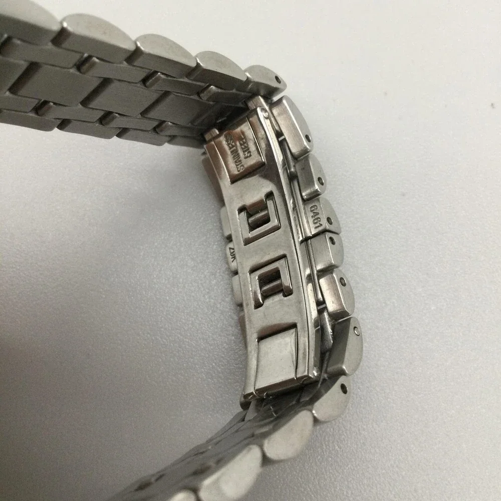 ESQ By Movado Womens Watch 23mm Tank White Dial Stainless New Battery 6